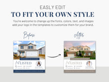 Real Estate Instagram Posts Bundle Blue And White