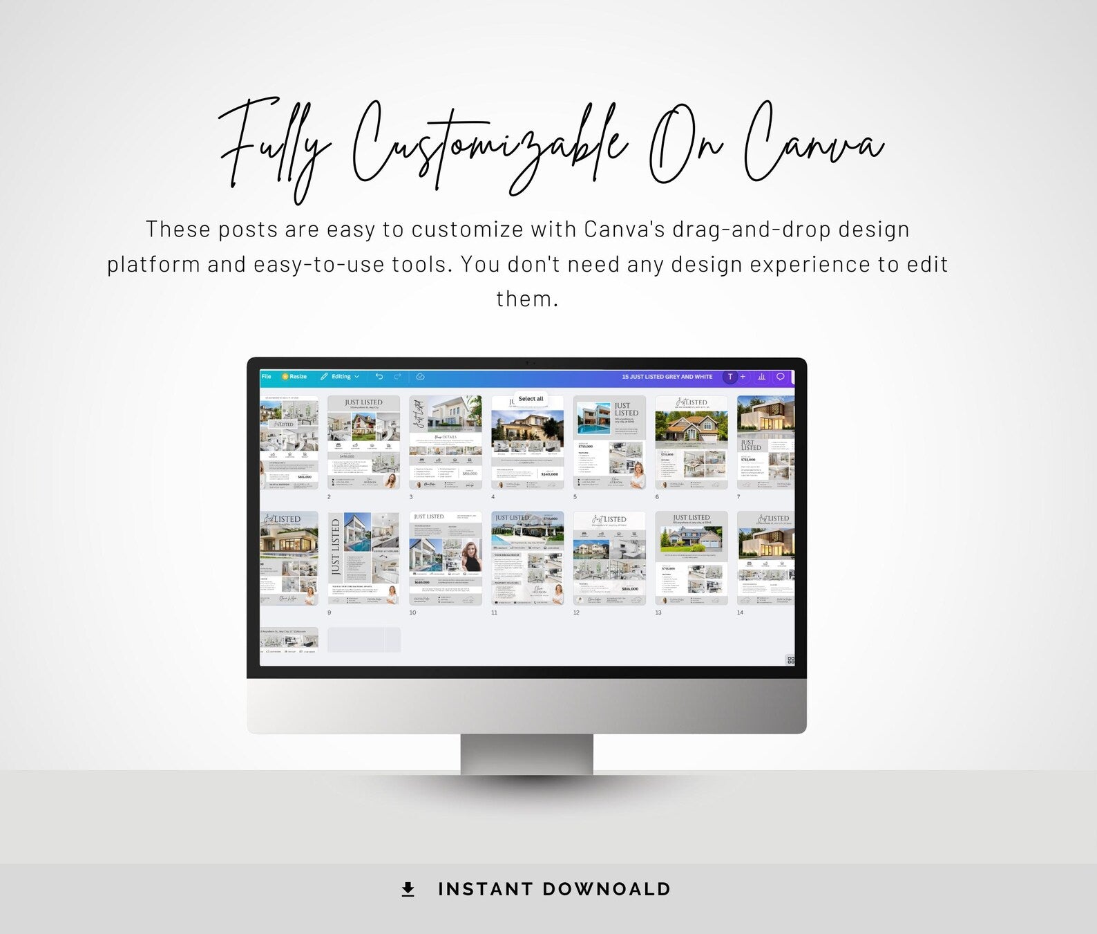 Real Estate Just Listed Flyer Templates