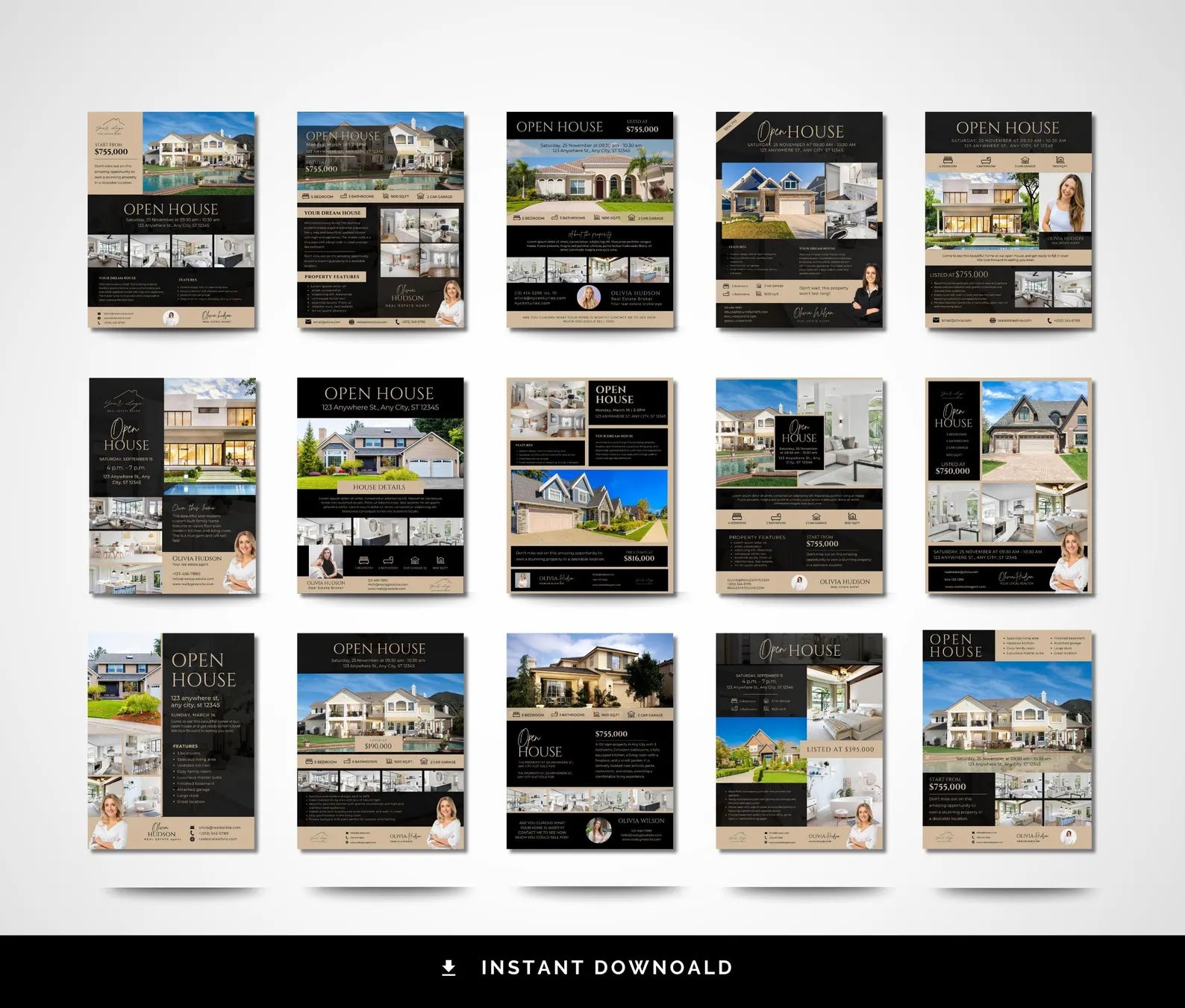 Luxury Open House Flyers