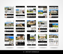 Real Estate Flyer Bundle | Open House, Just Listed, Just Sold & Coming Soon Black & White