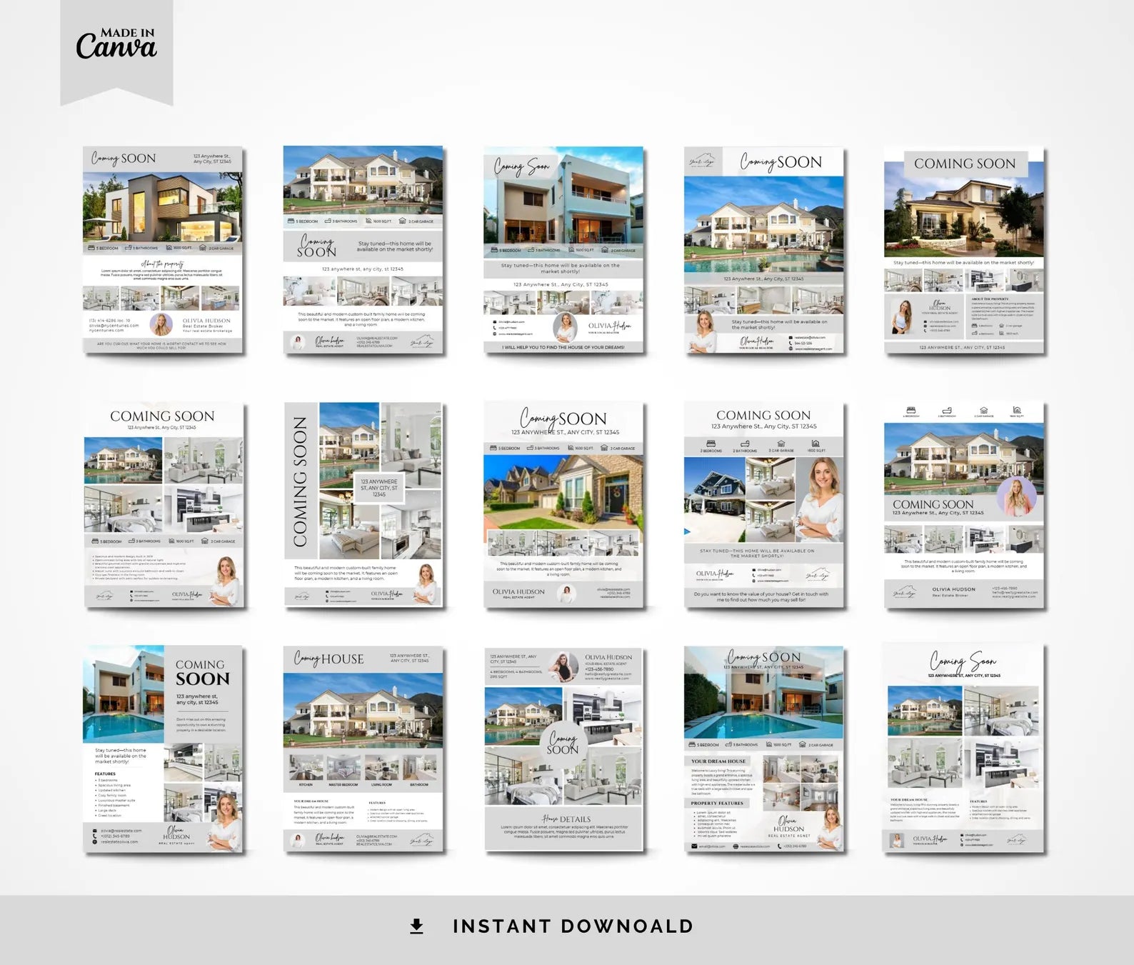 Real Estate Coming Soon Flyer Templates | Modern Realtor Marketing