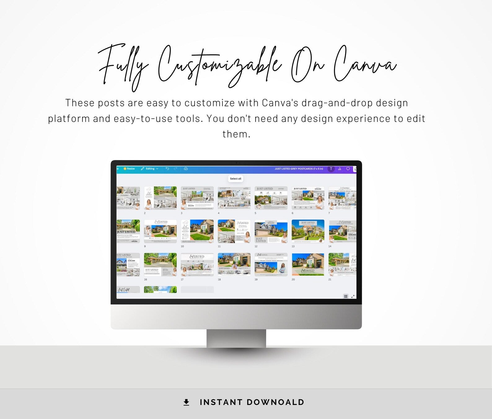 The Ultimate Just Listed Postcard Kit