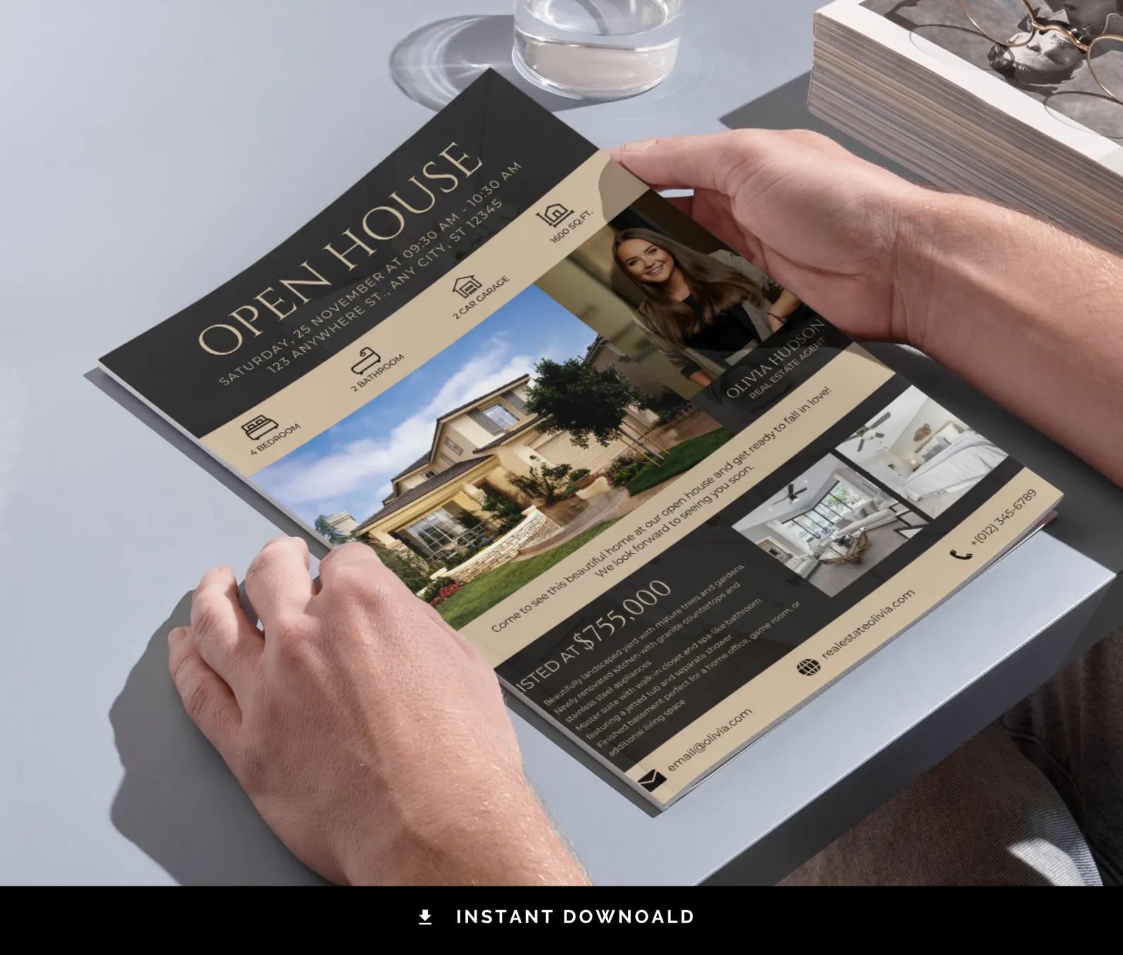 Luxury Open House Flyers
