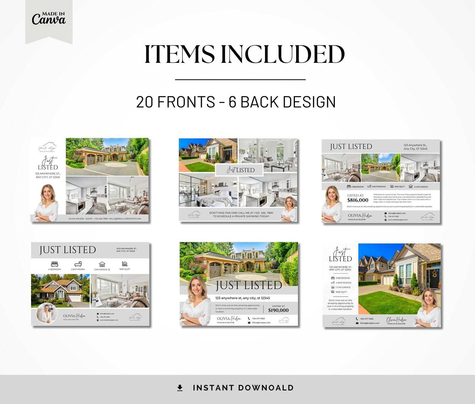 The Ultimate Just Listed Postcard Kit