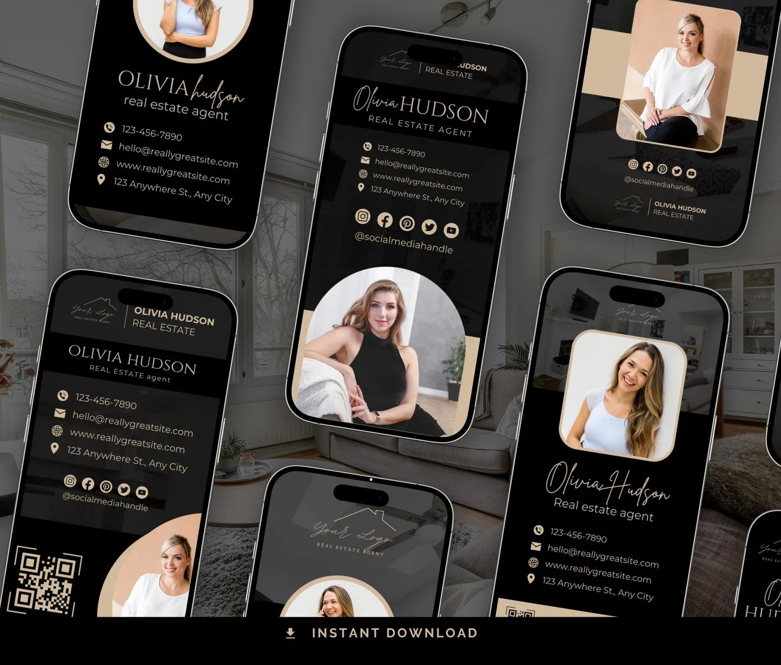 The Essential Luxury Digital Business Card Kit