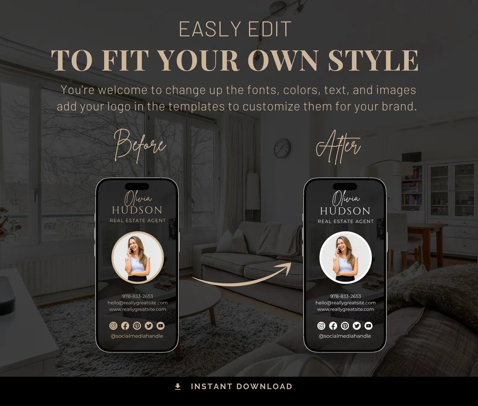 The Essential Luxury Digital Business Card Kit