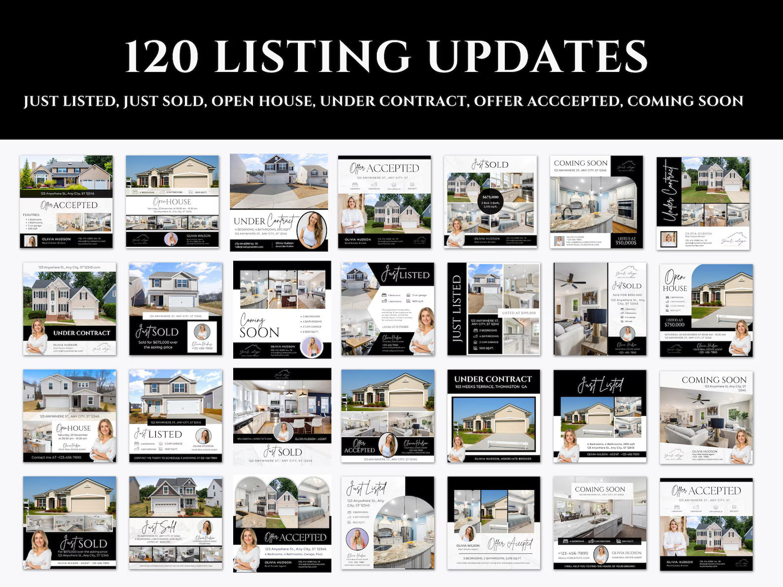 Real Estate Instagram Posts Bundle