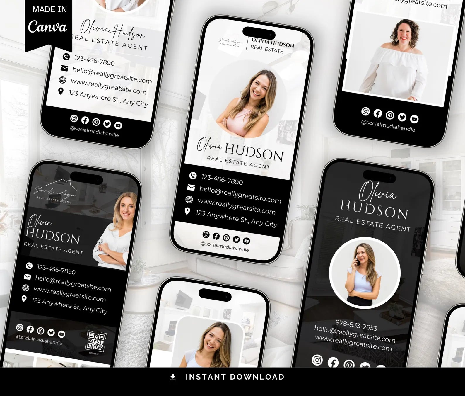 The Essential Real Estate Digital Business Card Bundle