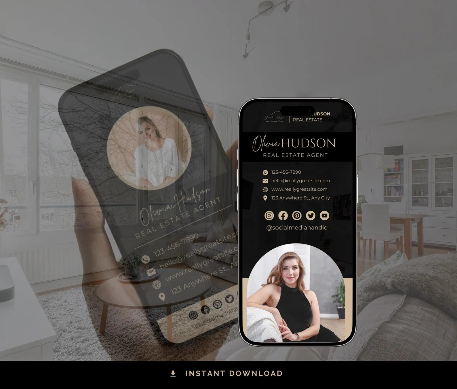 The Essential Luxury Digital Business Card Kit