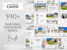 Real Estate Instagram Posts Bundle Gray & White