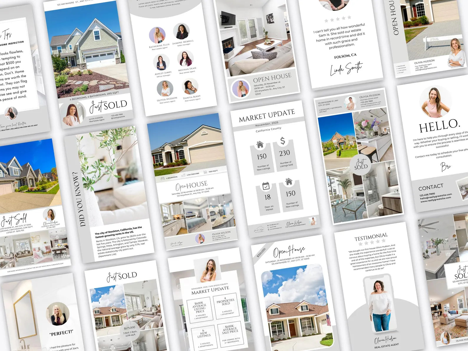 Real Estate Instagram Templates Bundle