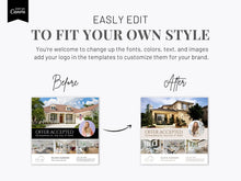 Real Estate Instagram Templates Bundle | 2400+ Black & White Posts, Stories (Canva)