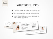 Modern Realtor Email Signature Bundle (25 Designs, 2 Sizes) Beige and White