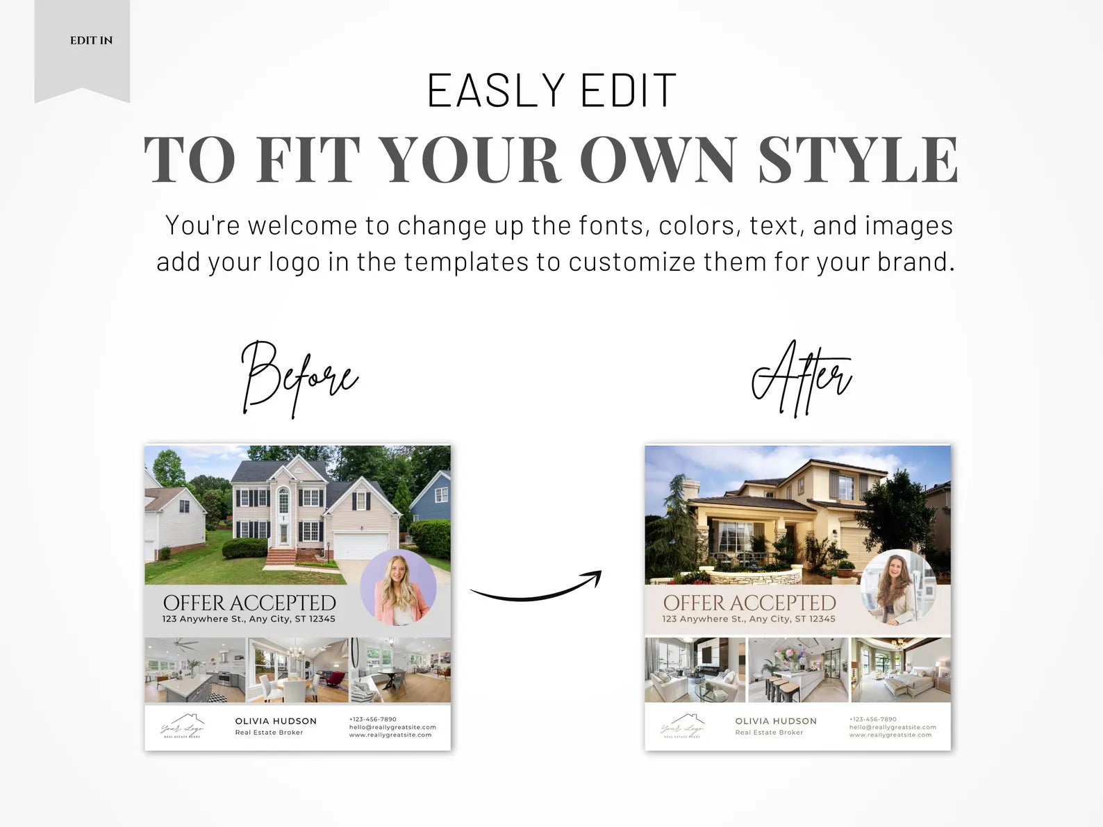 Real Estate Instagram Templates Bundle