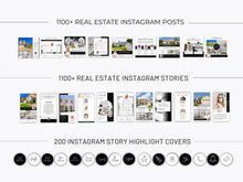 Real Estate Instagram Templates Bundle | 2400+ Black & White Posts, Stories (Canva)