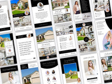 Real Estate Instagram Templates Bundle | 2400+ Black & White Posts, Stories (Canva)