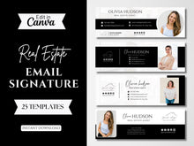 Modern Realtor Email Signature Bundle (25 Designs, 2 Sizes)