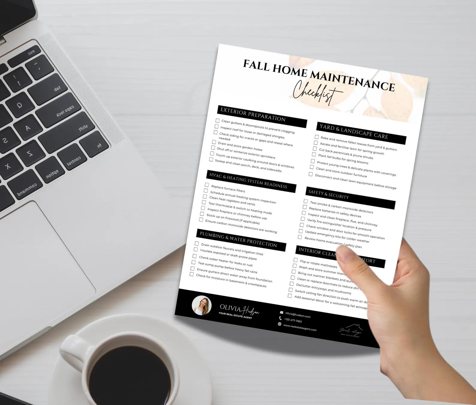 Realtor Seasonal Home Maintenance Checklists