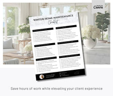 Realtor Seasonal Home Maintenance Checklists