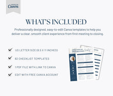 Real Estate Checklist Bundle Blue and White