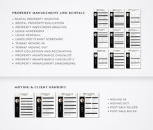 Real Estate Checklist Bundle Black and White | Buyer & Seller Templates