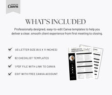 Real Estate Checklist Bundle Black and White | Buyer & Seller Templates