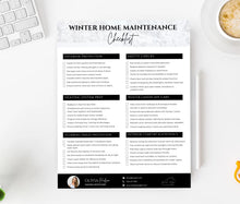 Realtor Seasonal Home Maintenance Checklists