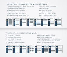 Real Estate Checklist Bundle Blue and White