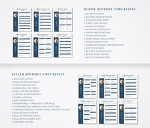 Real Estate Checklist Bundle Blue and White