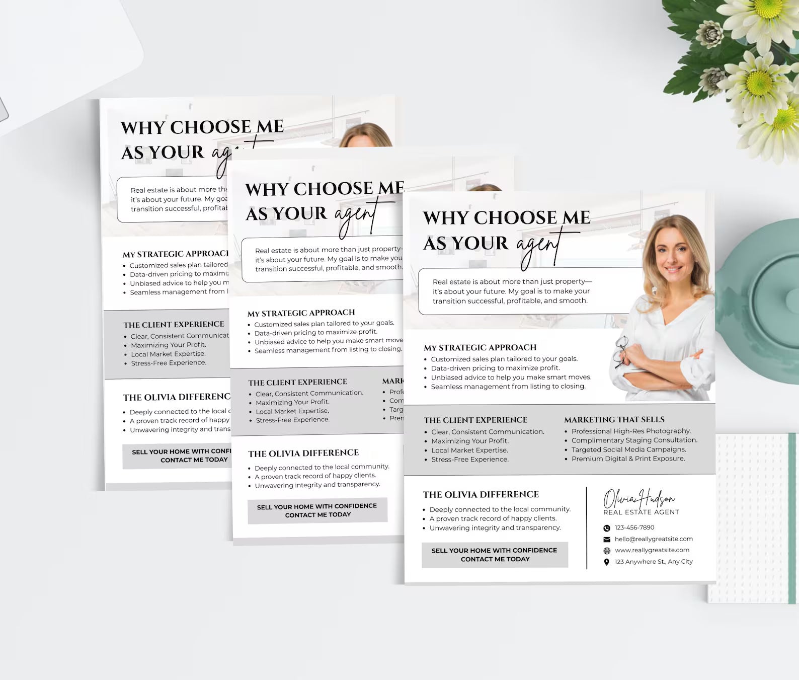 Real Estate Introduction Flyers