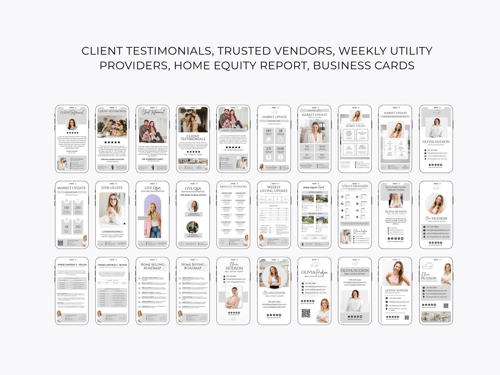 170 Real Estate Textable Cards | Realtor Text Message Marketing Template | Prospecting, Open House, Listing Updates + Digital Business Cards
