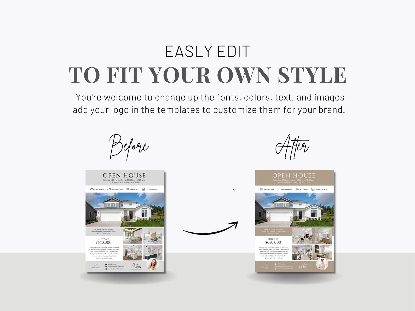 Realtor Flyer Bundle, Checklists & Client Tools | Open House, Prospecting, CMA