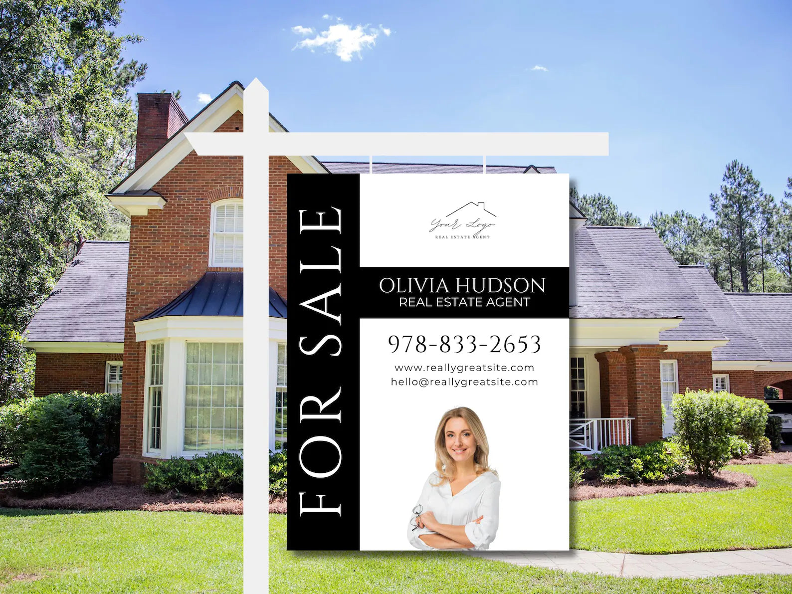 25 For Sale Real Estate Yard Signs & 120 Riders