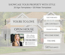 25 Open House Landscape Yard Signs + 120 Sign Riders Gray and White