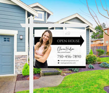 25 Open House Landscape Yard Signs + 120 Sign Riders