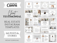 Real Estate Client Testimonial Instagram Templates Posts & Stories