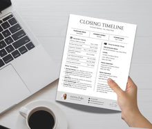 Real Estate Homebuyer Closing Timeline Flyers