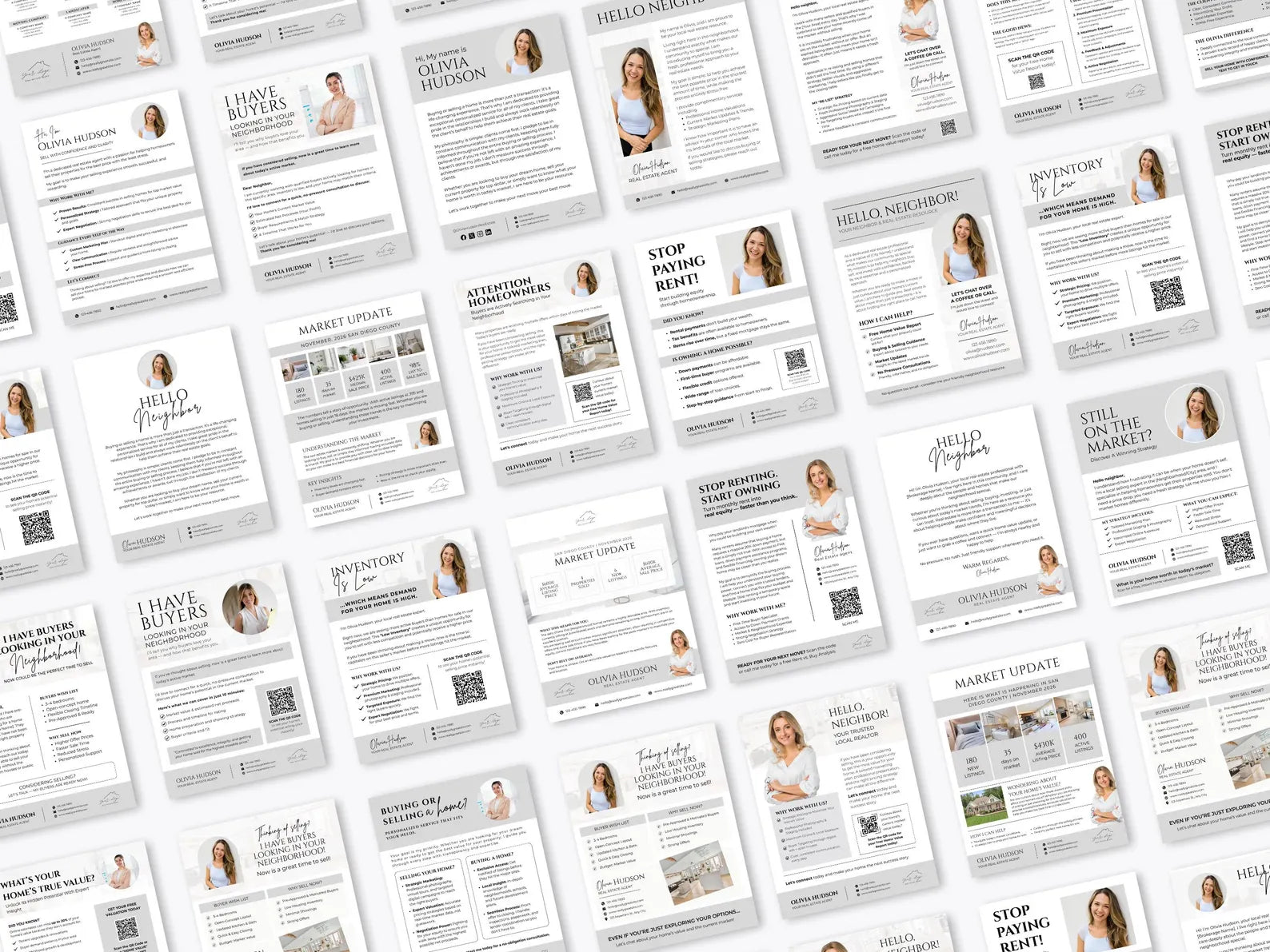 Real Estate Prospecting Flyer Bundle | Prospecting, Market Update, Farming
