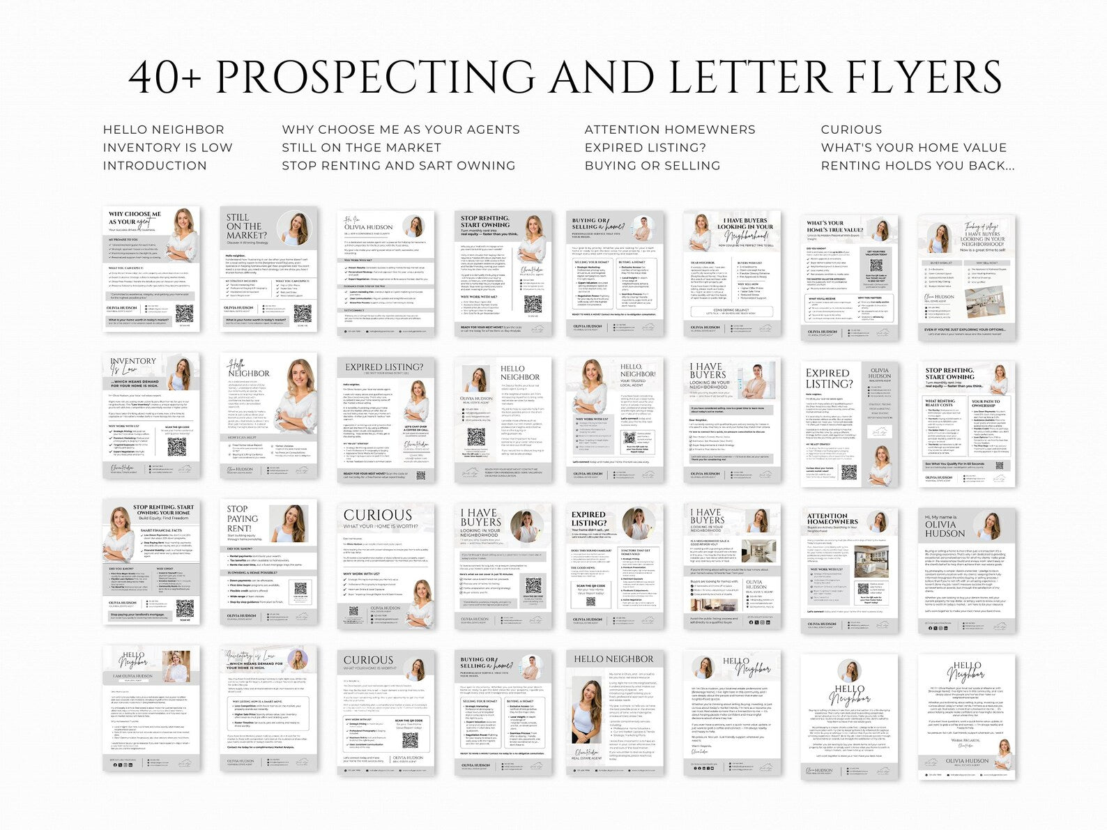 Realtor Flyer Bundle, Checklists & Client Tools | Open House, Prospecting, CMA