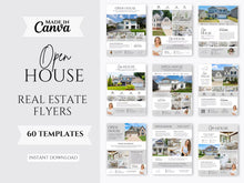 Real Estate Open House Flyers Gray and White