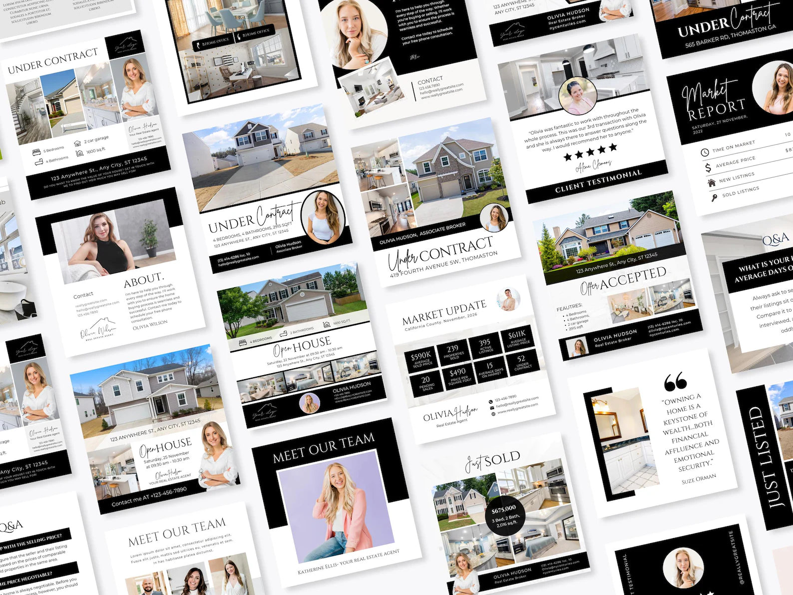 Real Estate Instagram Posts Bundle