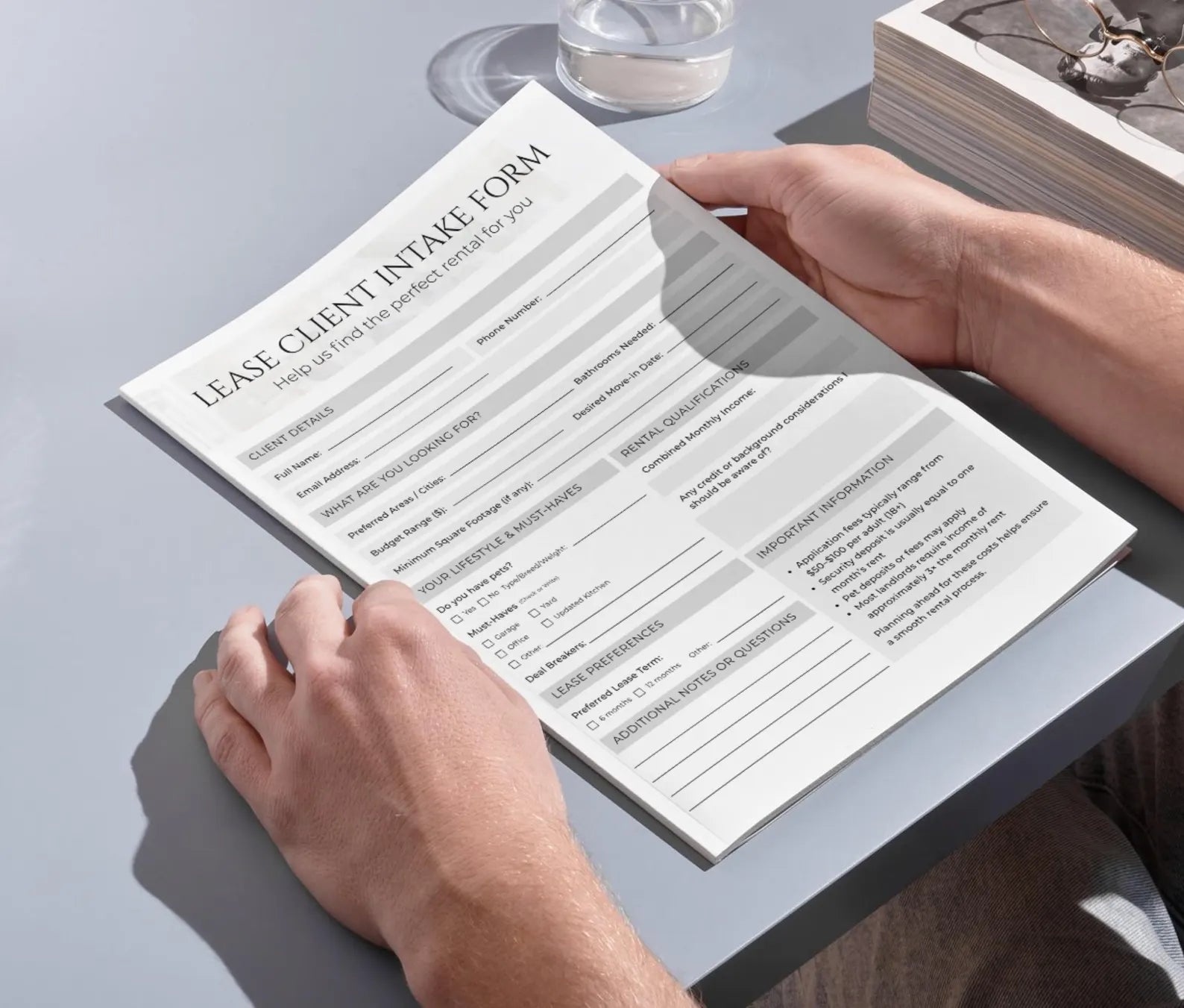 Lease Client Intake Form