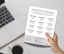 Trusted Vendor List Template