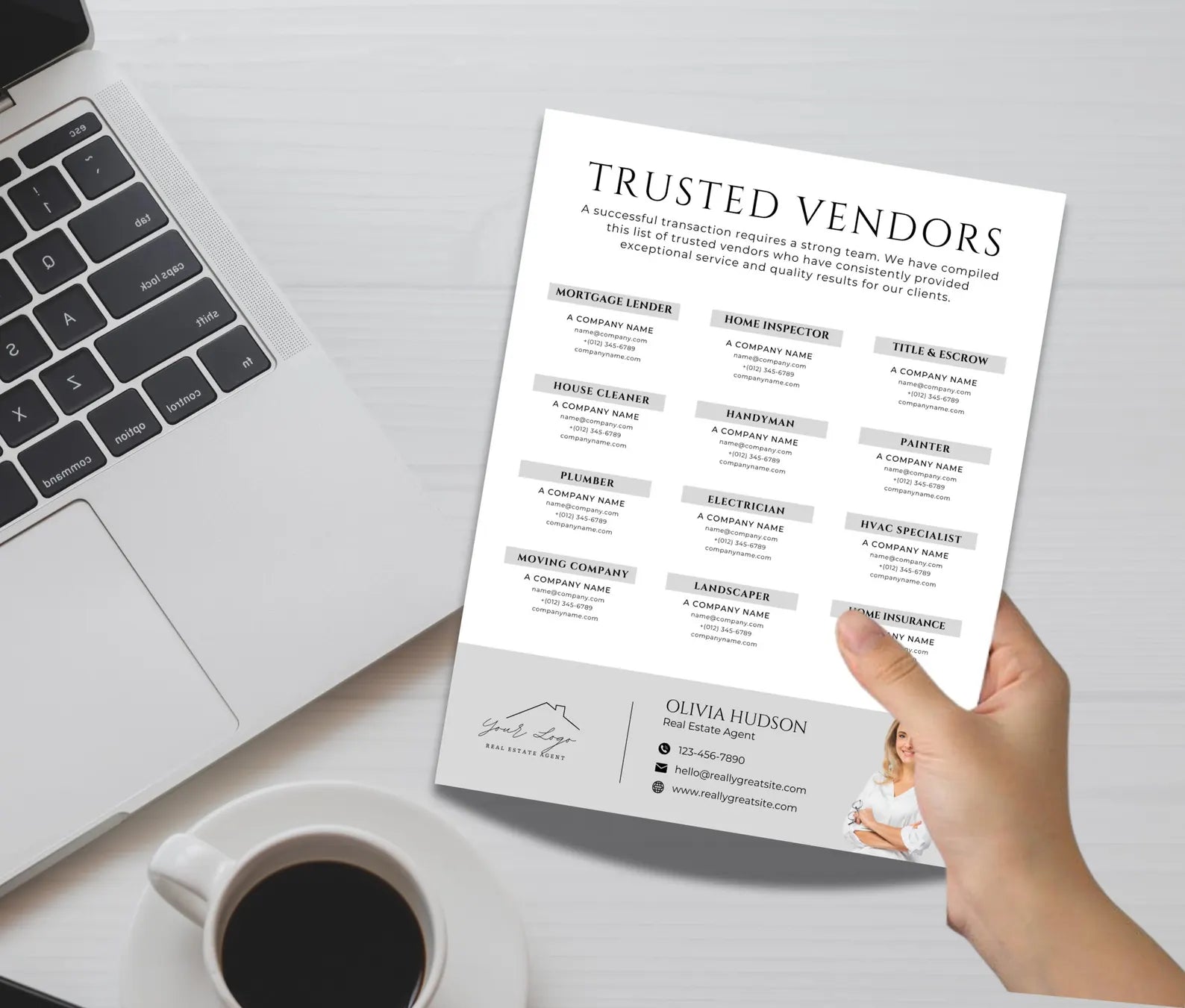 Trusted Vendor List Template