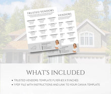 Trusted Vendor List Template