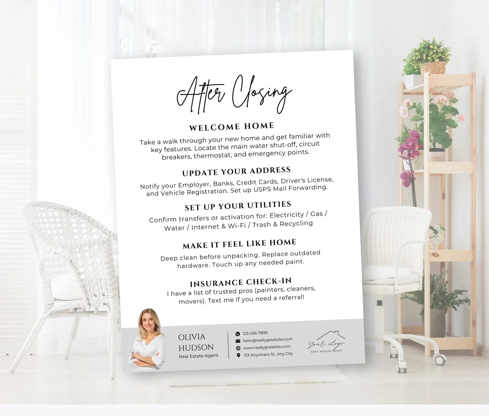 After Closing Guide Template