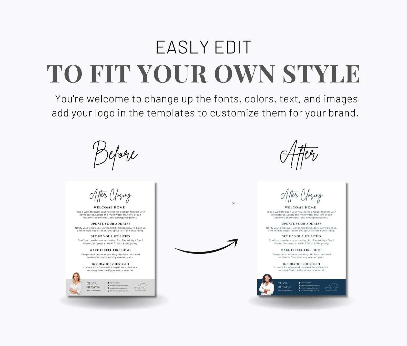 After Closing Guide Template