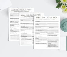 Lease Client Intake Form