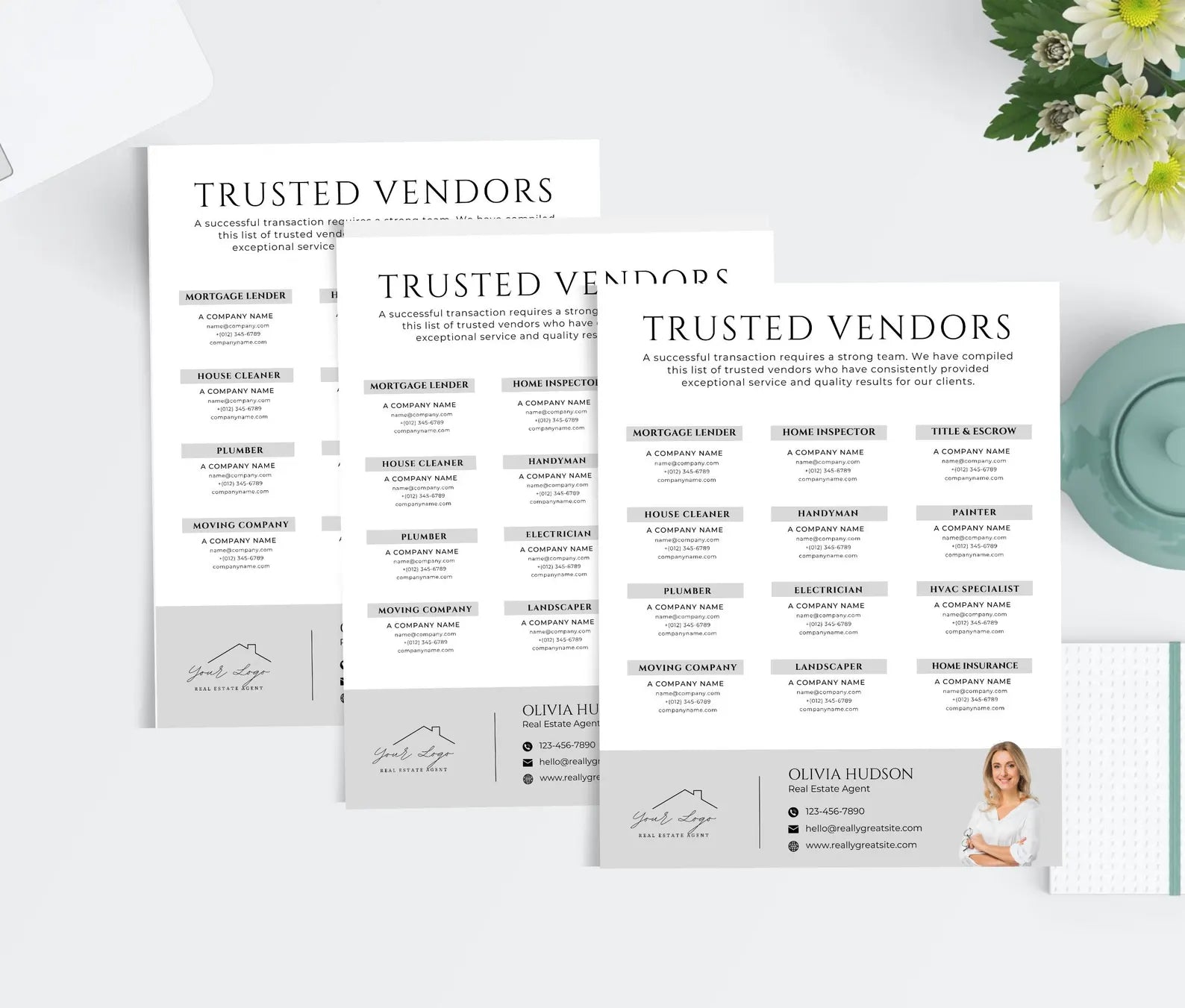 Trusted Vendor List Template