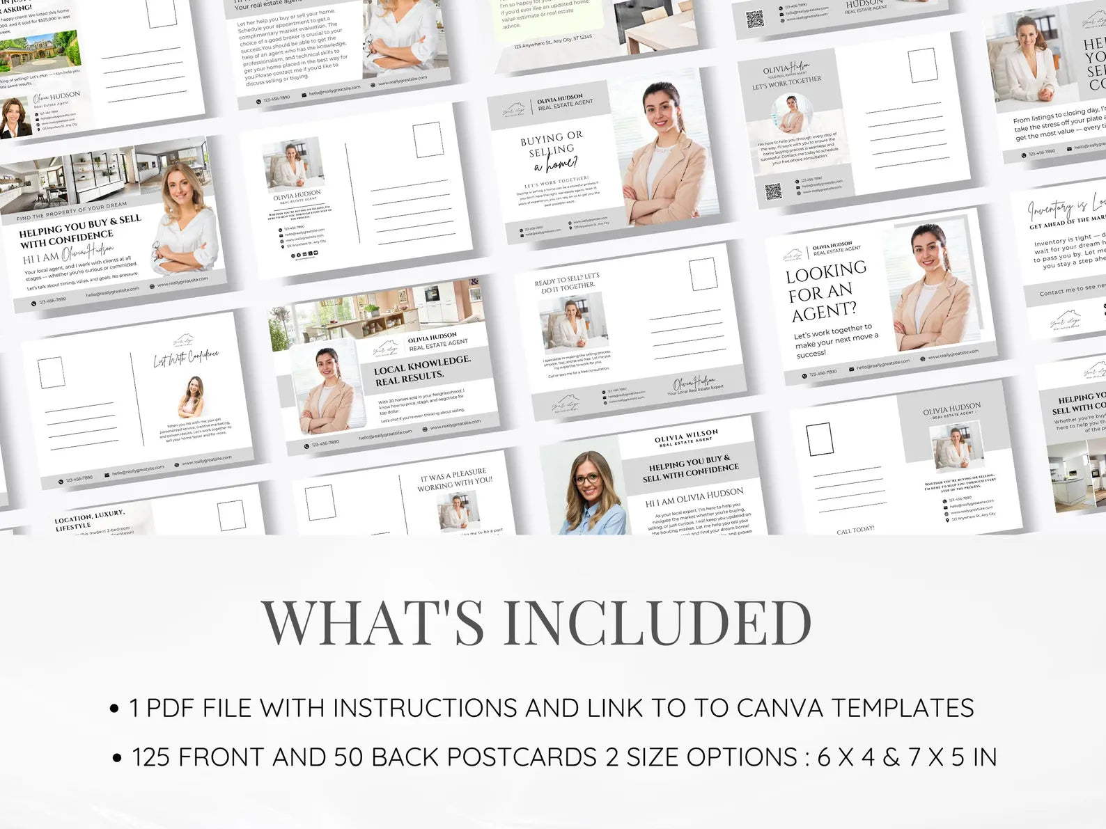 125 Real Estate Prospecting Postcards Bundle